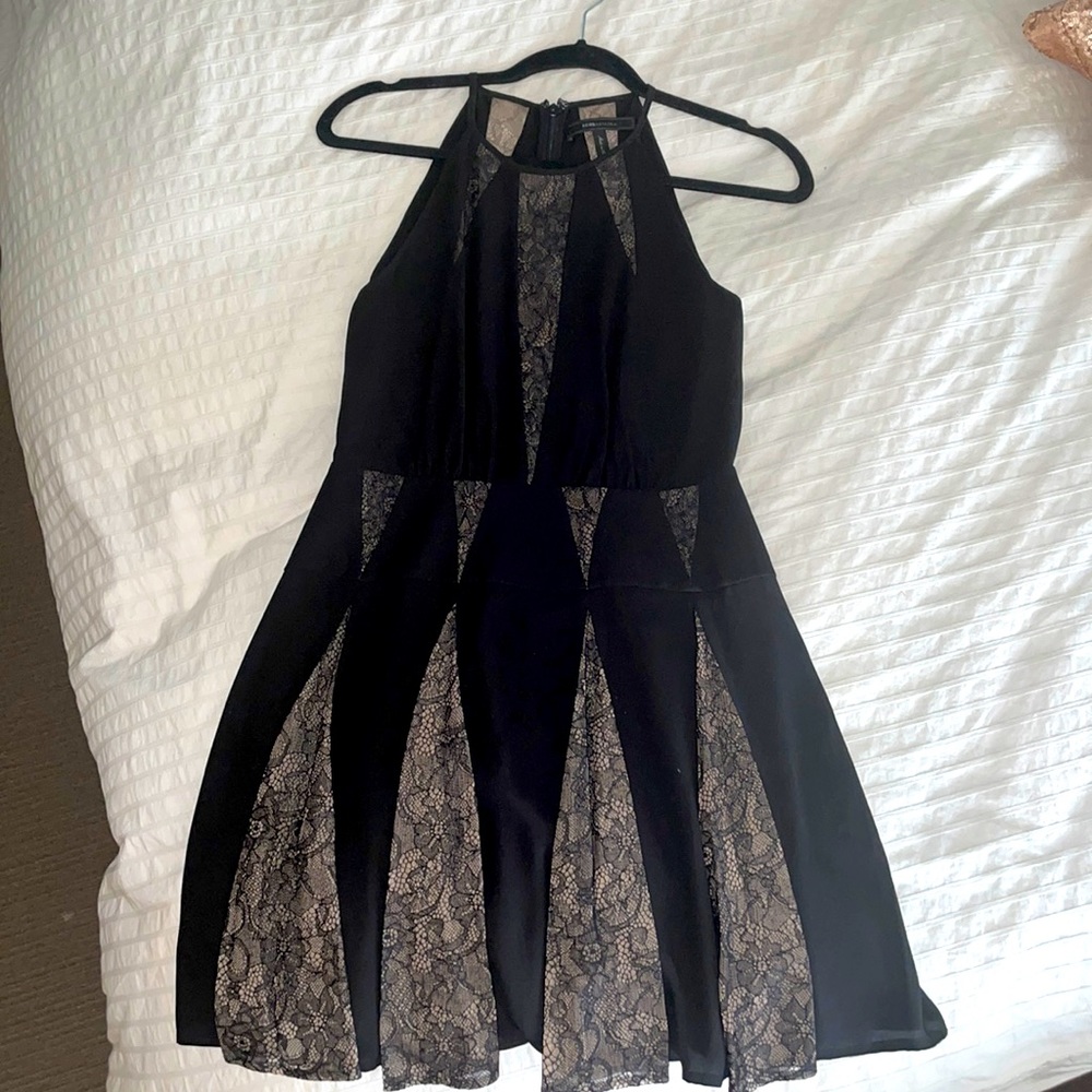 BCBG Teena Lace halter dress